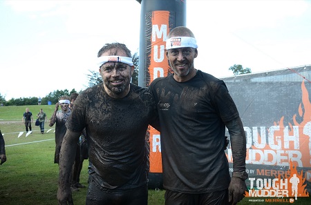 Lyreco UK and Ireland MD Peter Hradisky (left), and Morten Wiil (right), after successfully completing the Tough Mudder Half event at Cholmondeley Estate, Cheshire. Lyreco UK and Ireland MD Peter Hradisky (left), and Morten Wiil (right), after successfully completing the Tough Mudder Half event at Cholmondeley Estate, Cheshire.